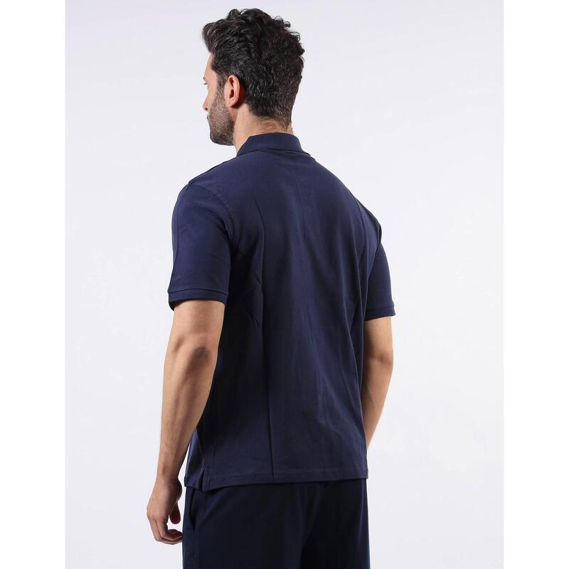 Tricou Polo Givova Polo Cotone Piquet Vară Albastru