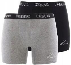 Boxer Shorts Kappa 2-Pack Noir/Gris - Confort Masculin Optimal