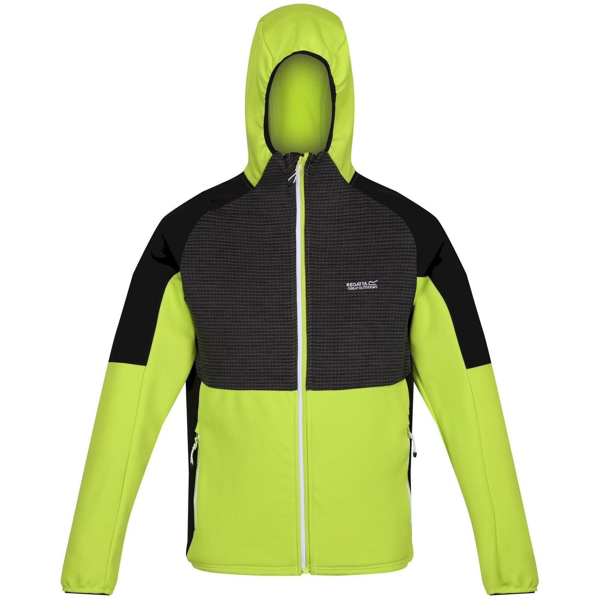 Regatta - Veste Softshell Regatta Pour Hommes 2xl - Protège Du Vent Et Respirante - Polaire - Gris|multicolore|vert - 52 2xl - Decathlon