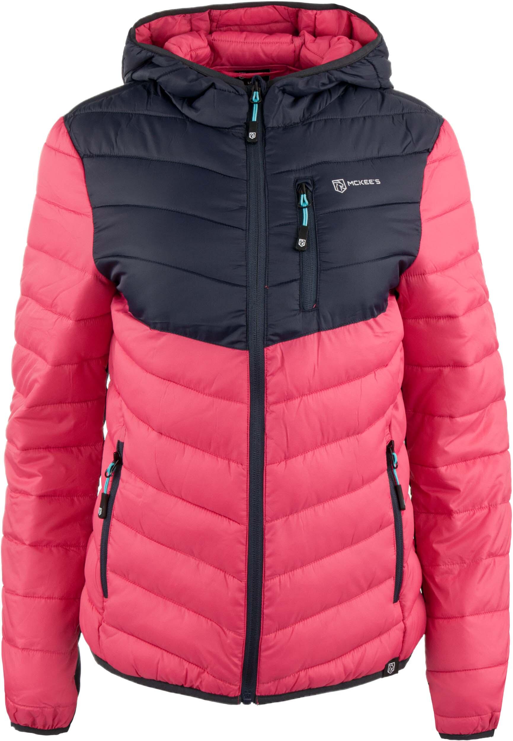 MUNKEES McKees Birch Damen Winterjacke - Wasserdicht in Blau-Fuchsia