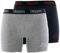 Kappa Boxershort 2-Pack Sombre et Gris Clair XL pour Hommes