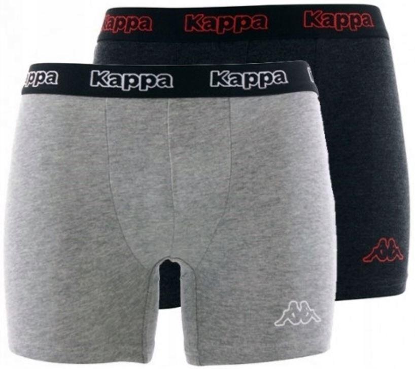 KAPPA Kappa Boxershort 2-Pack Dunkel und Hellgrau XL für Männer