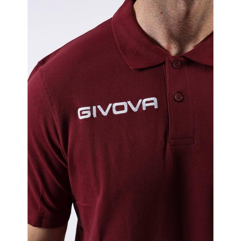 Tricou Polo Givova Polo Cotone Piquet Summer Red 2xl