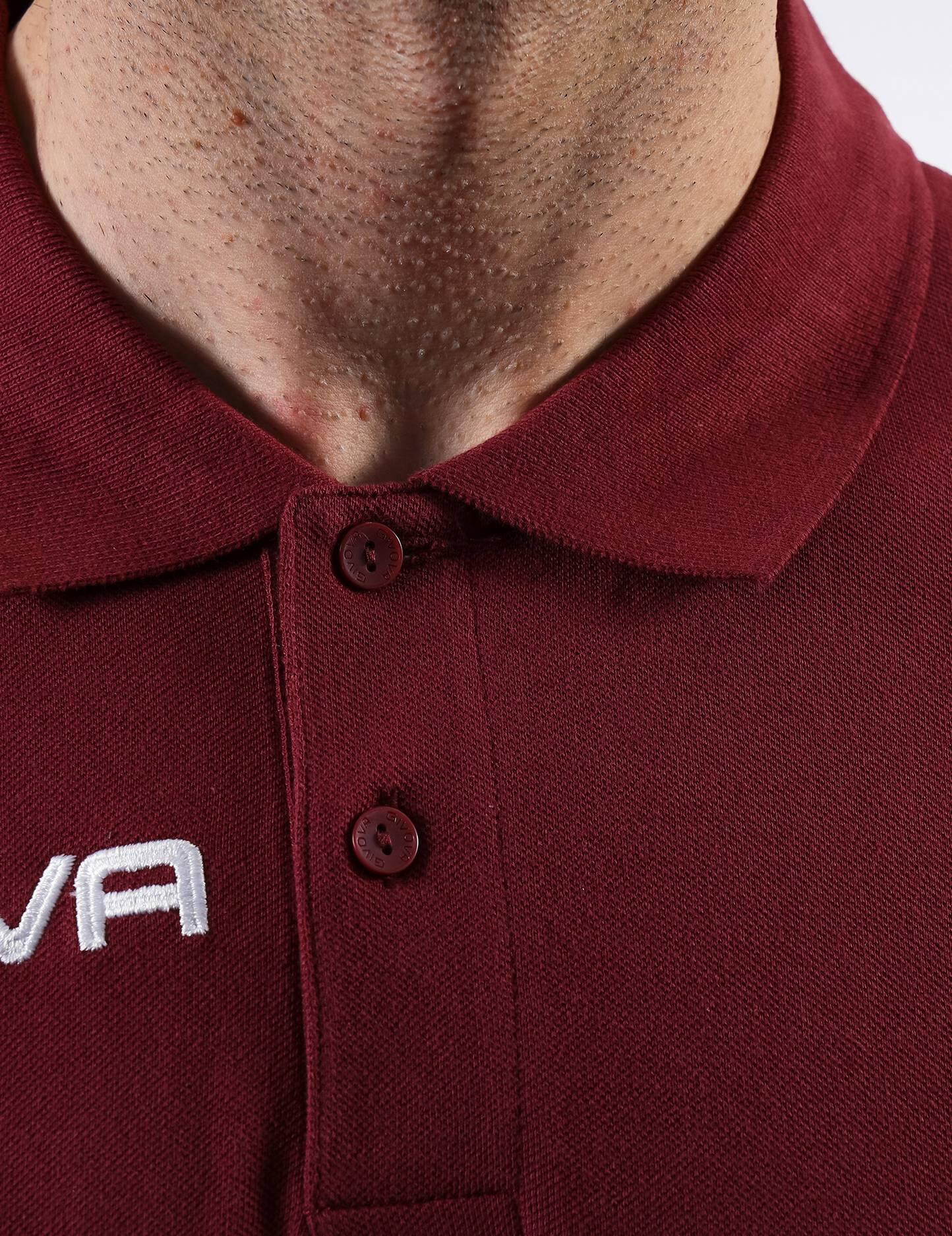 Polo Givova Polo Cotone Piquet Verano Rojo 2/4