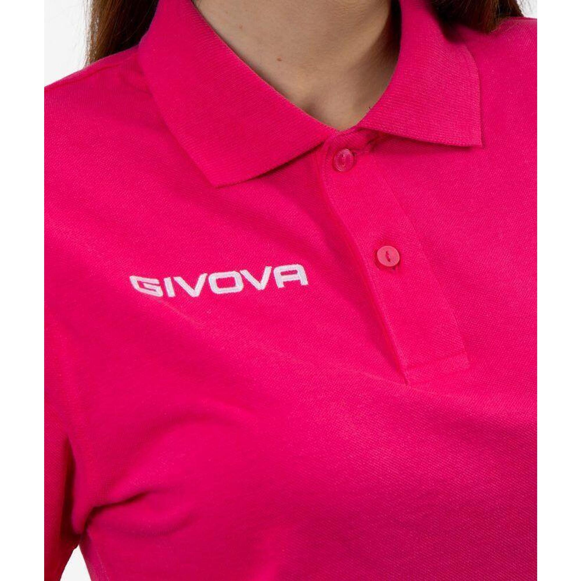 Tricou Polo Givova Polo Cotone Piquet Summer Pink 2XL