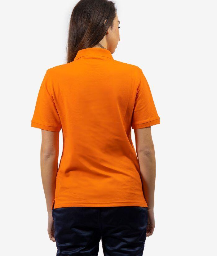 Camisa Polo Givova Polo Cotone Piquet Verão Laranja 4/4
