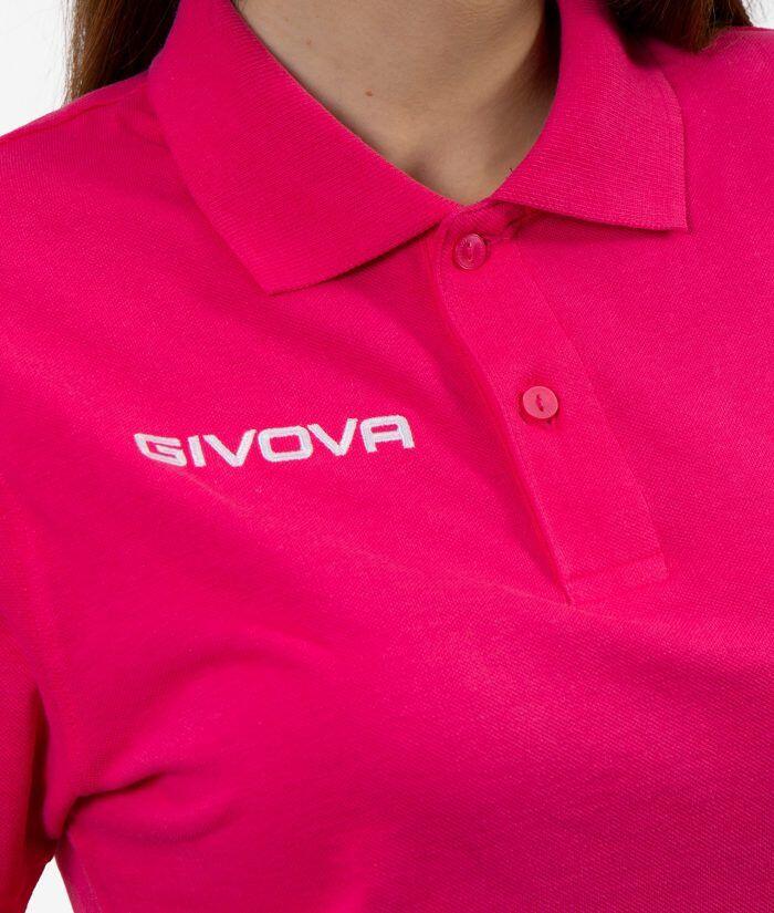 Polo Givova Polo Cotone Piquet Verano Rosa 2/3