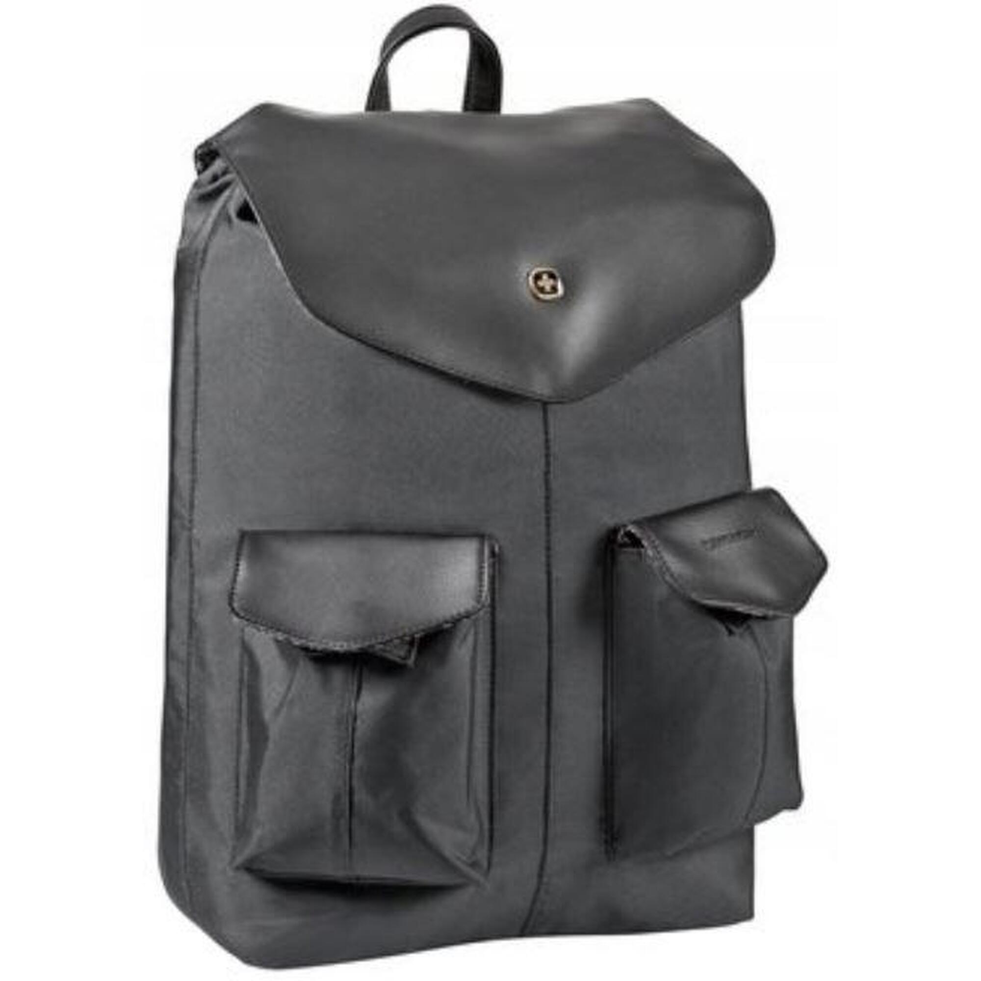 Wenger Mariejo 14 Plecak Damski - Elegancki Czarny Kwiatowy Design