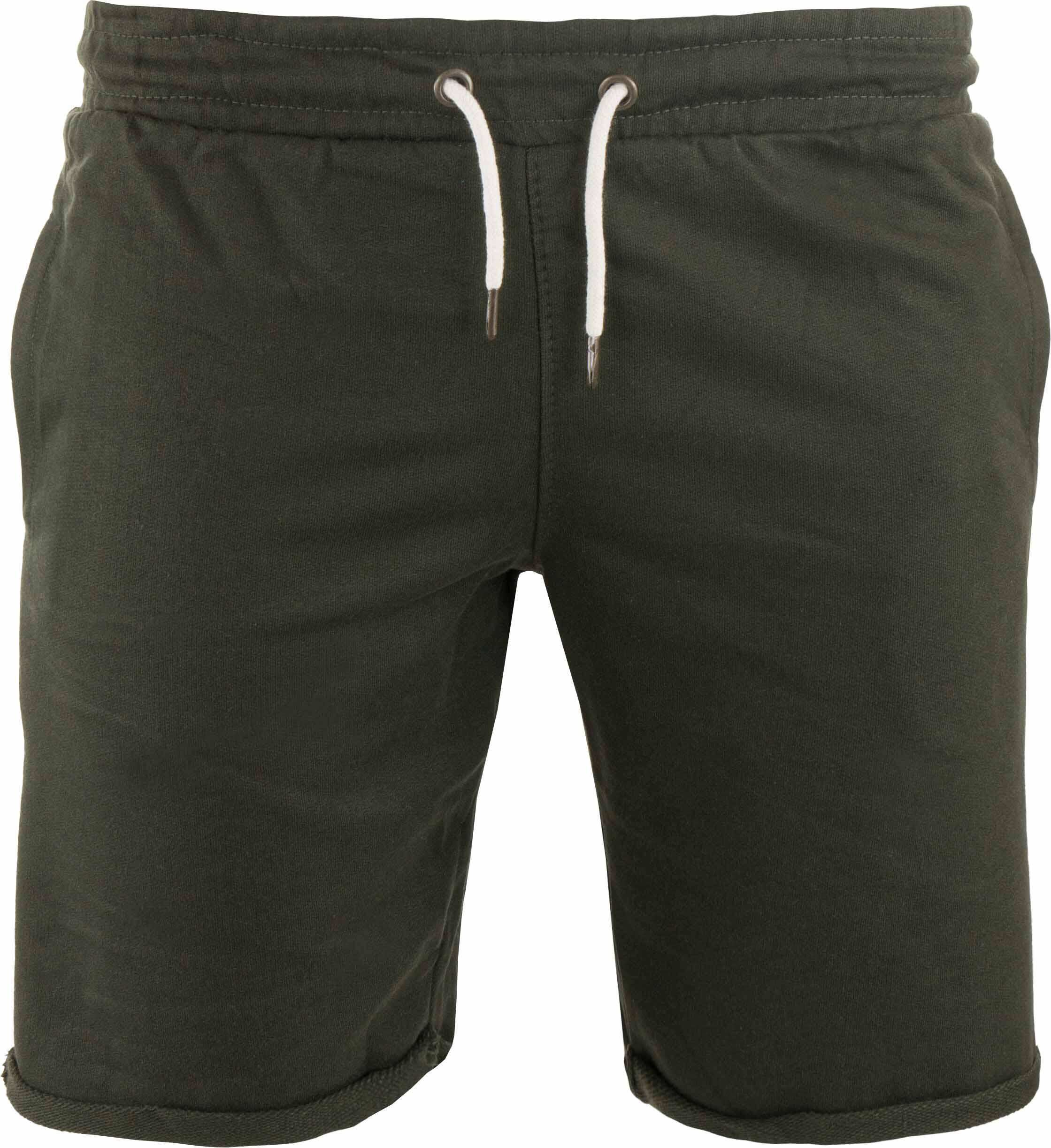 WE THE PEOPLE Pantalones Cortos Emo de Hombres en Verde Militar - Estilo y Comodidad