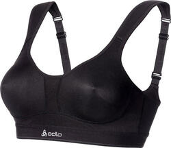 Soutien-gorge de sport Odlo pour femmes - Support moyen noir 70A