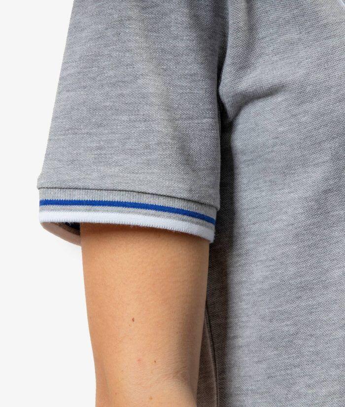 Polo Givova Gris-branco Cinza 2xl 3/4