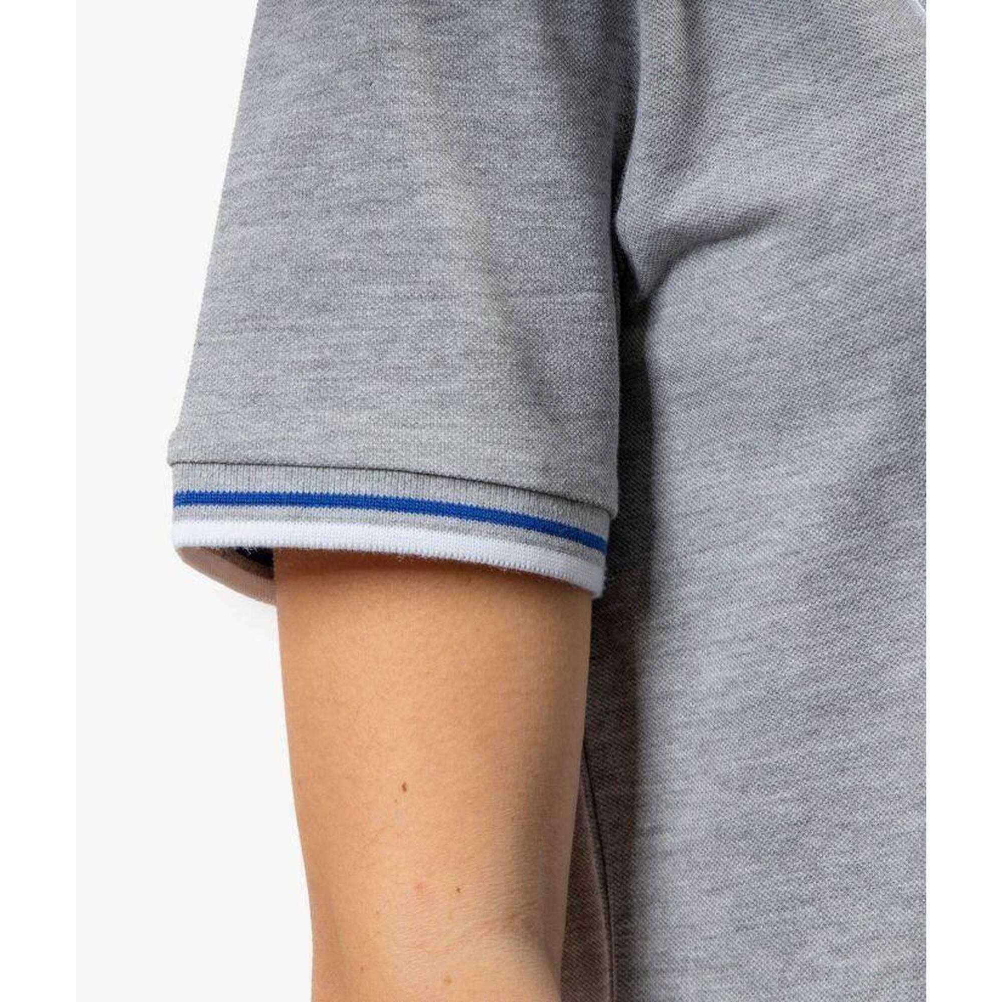 Tricou Polo Givova Gris-alb Gri