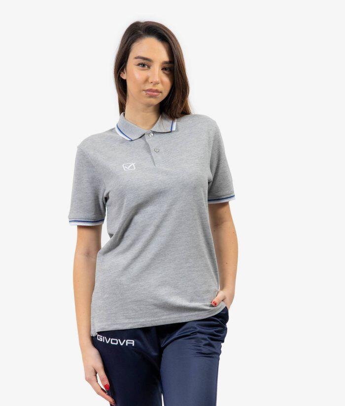GIVOVA Camisa Polo de Givova 2xl cinza -white - algodão respirável