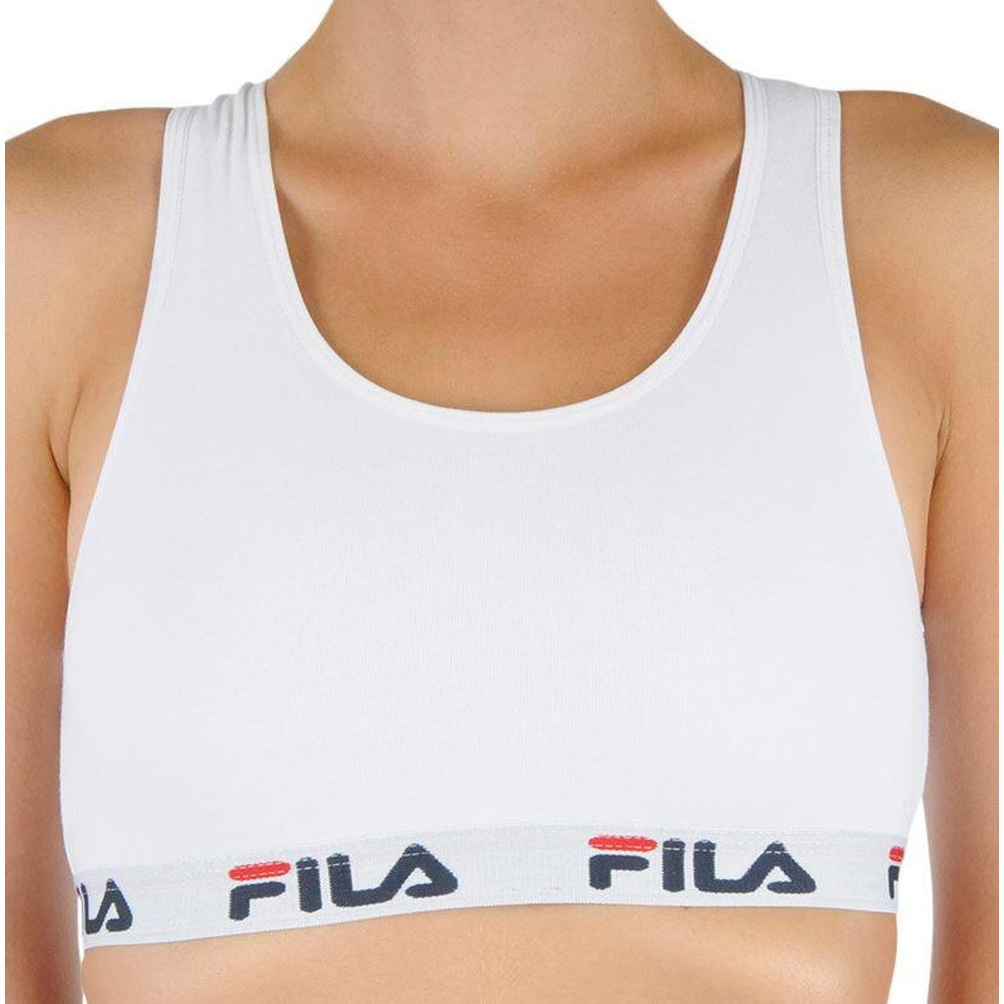 Fila - Soutien-gorge Fila Élastique Blanc Pour Filles 128-134 - Slip - Blanc - Decathlon
