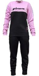 Survêtement Givova Femme en Lila et Noir XL