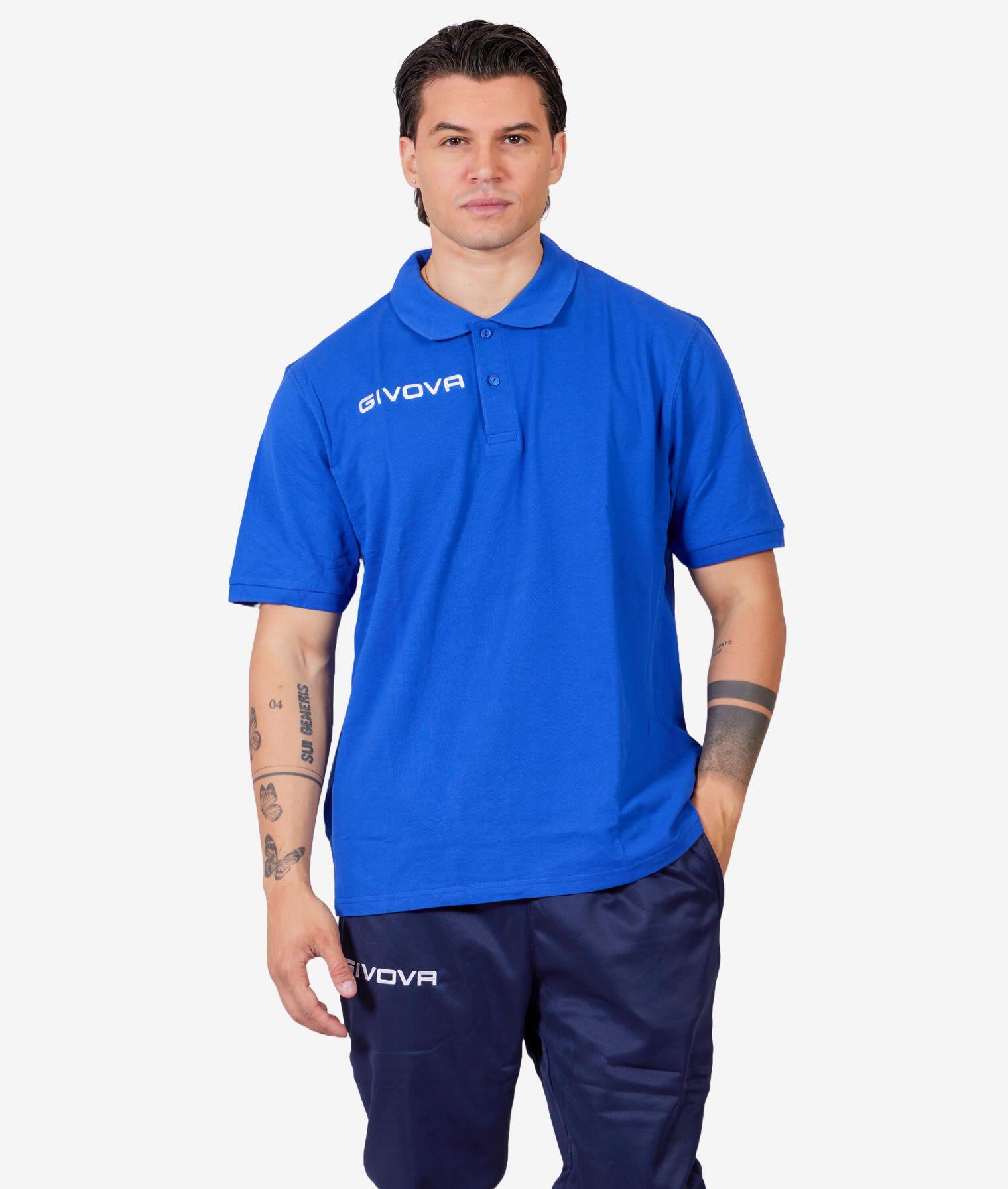 Polo Givova 100% algodón piqué, manga corta, corte clásico 1/5