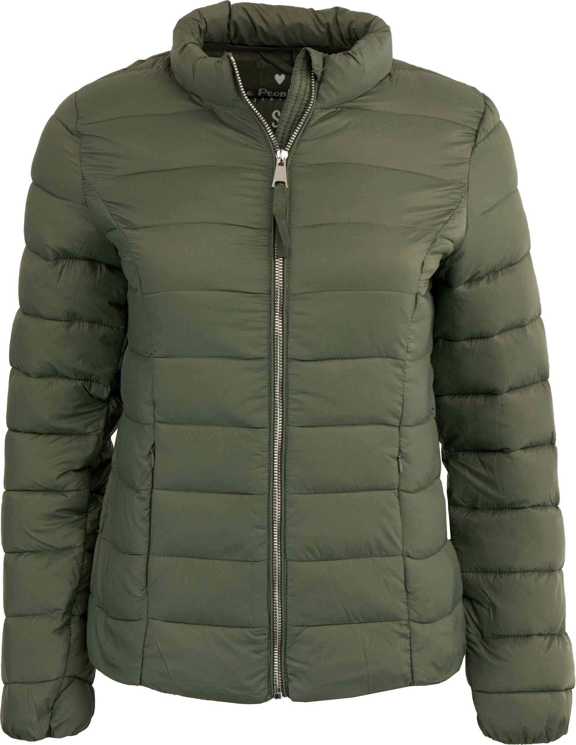 WE THE PEOPLE Chaqueta de invierno para mujeres Eliza Olive XL - Cálida y Repelente al Agua