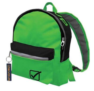Givova University Rucksack Fluo Green -Zwart - langlebig und geräumig