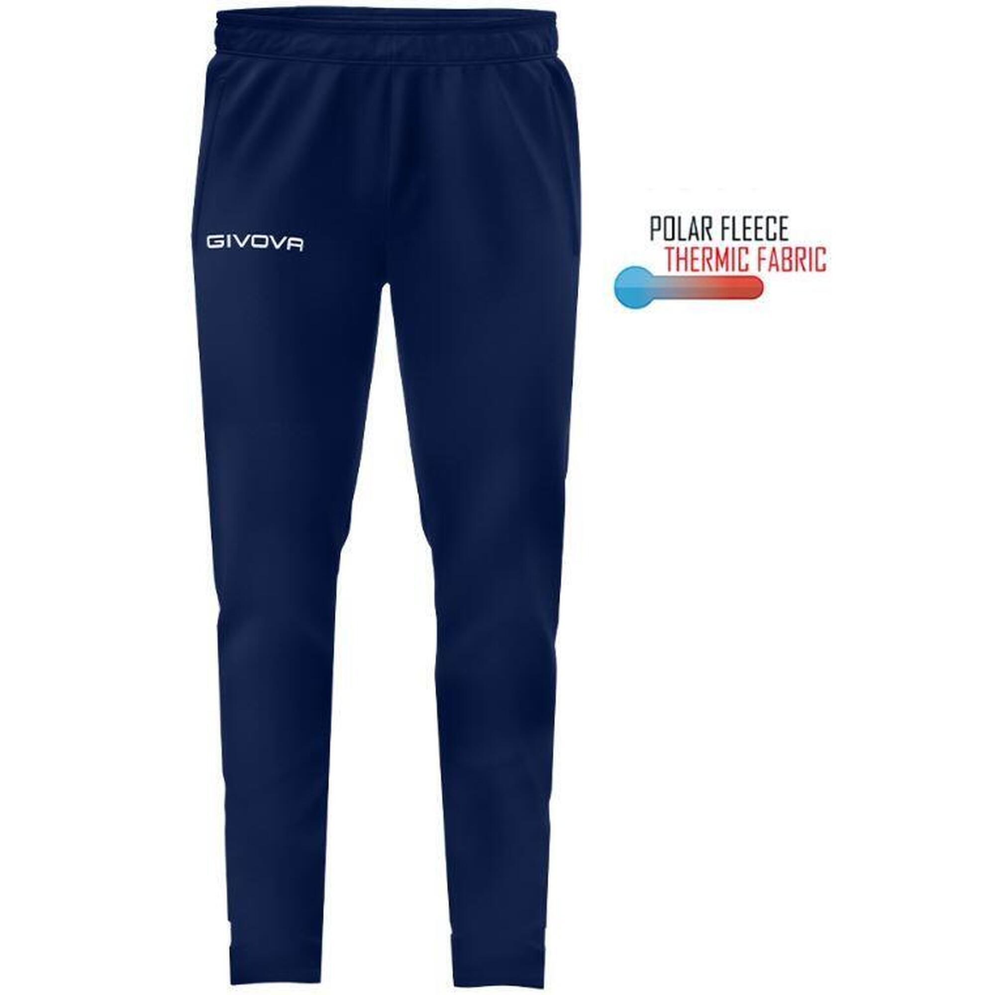 Givova Panta Cuba Navy Sportbroek dla Mężczyzn - Oddychający Komfort