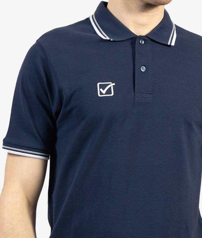 Polo Givova unissex 100% algodão piqué. 3/3