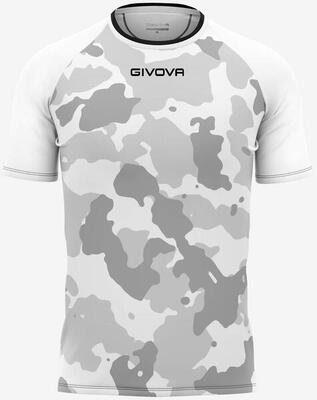 Givova army heren t-shirt grijs m - sportief en ademend