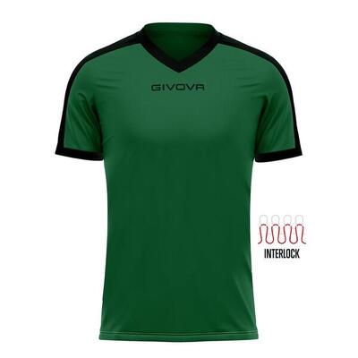 T-shirt uomo givova blu/bianco