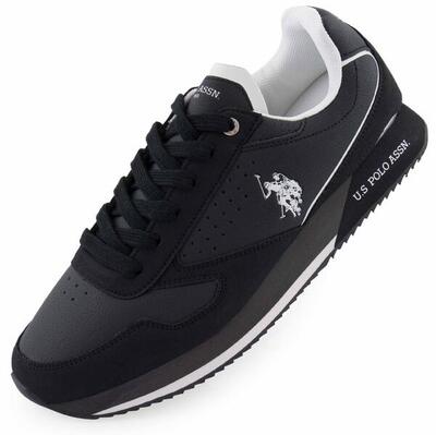 Heren sneakers van leder u.s. polo assn.