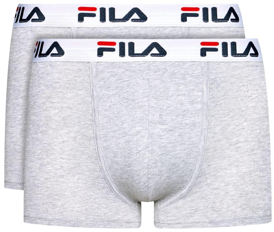 FILA Fila Herren Boxer Shorts 2-Pack Grau XL - Komfort und Stil