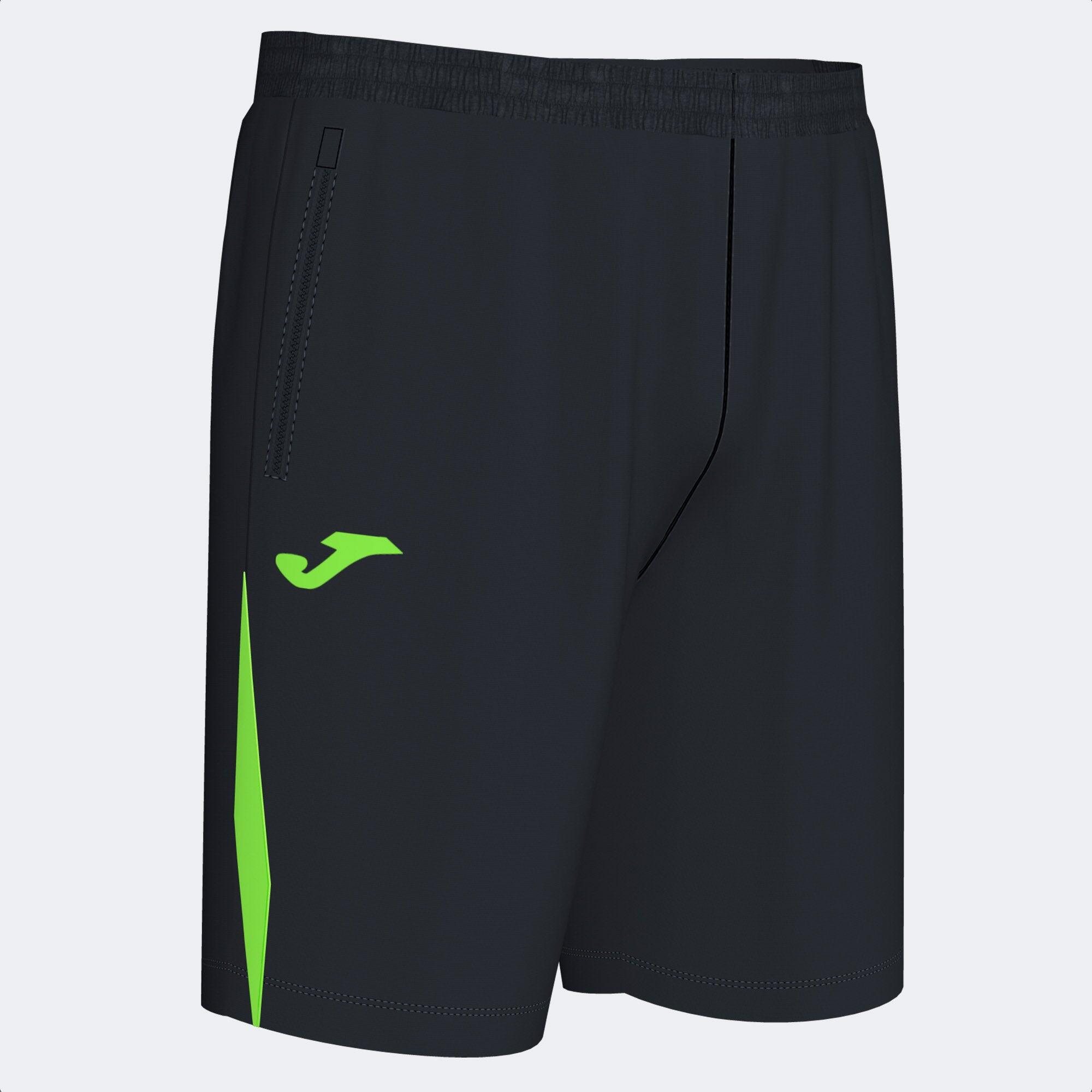 Shorty Joma Championship VII 2XS Czarny-Fluor Zielony