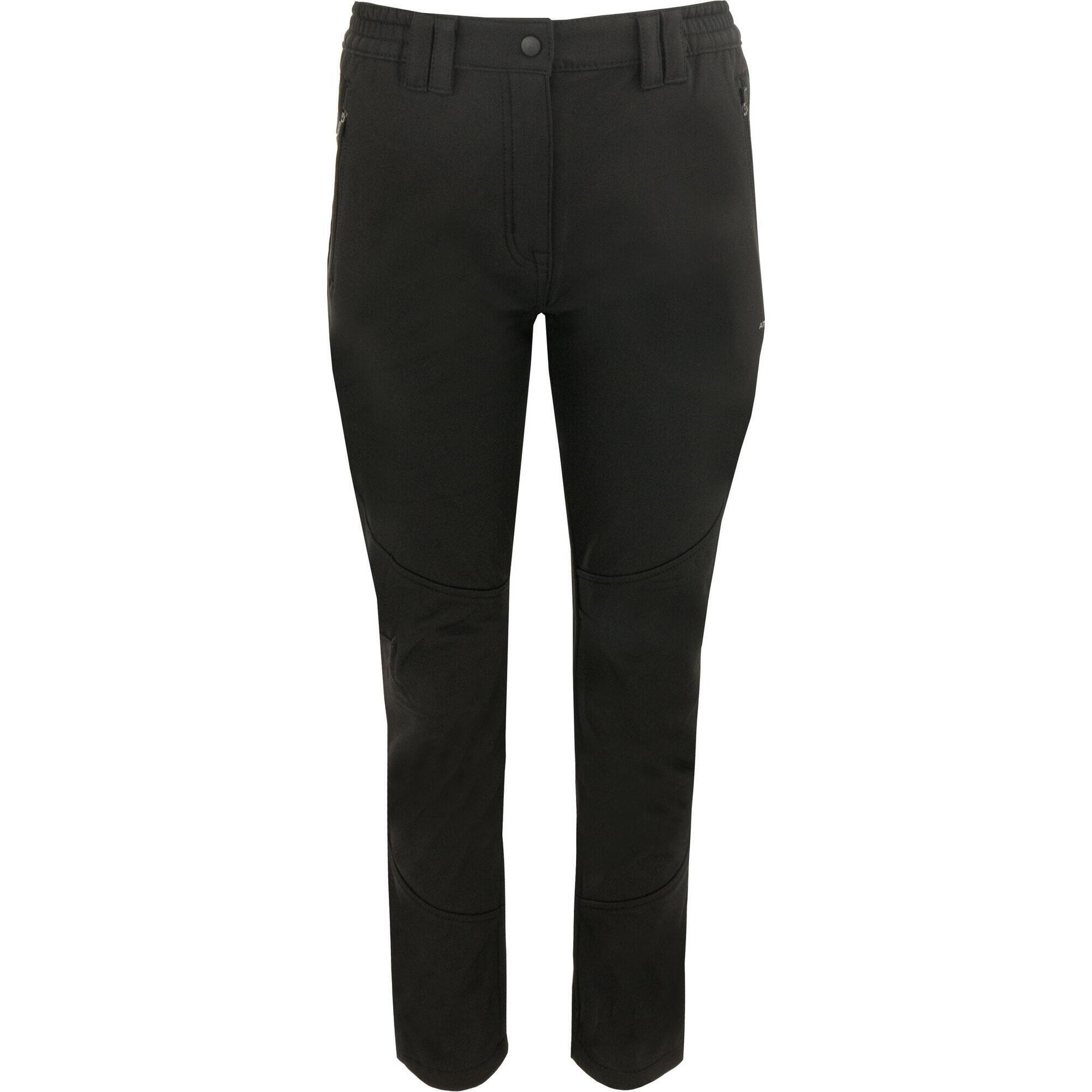 Women\'s Best - Pantalon Softshell Miura Noir Pour Femmes - Confort Élevé Et Résistance Au Vent - Pantalons - Noir - Decathlon