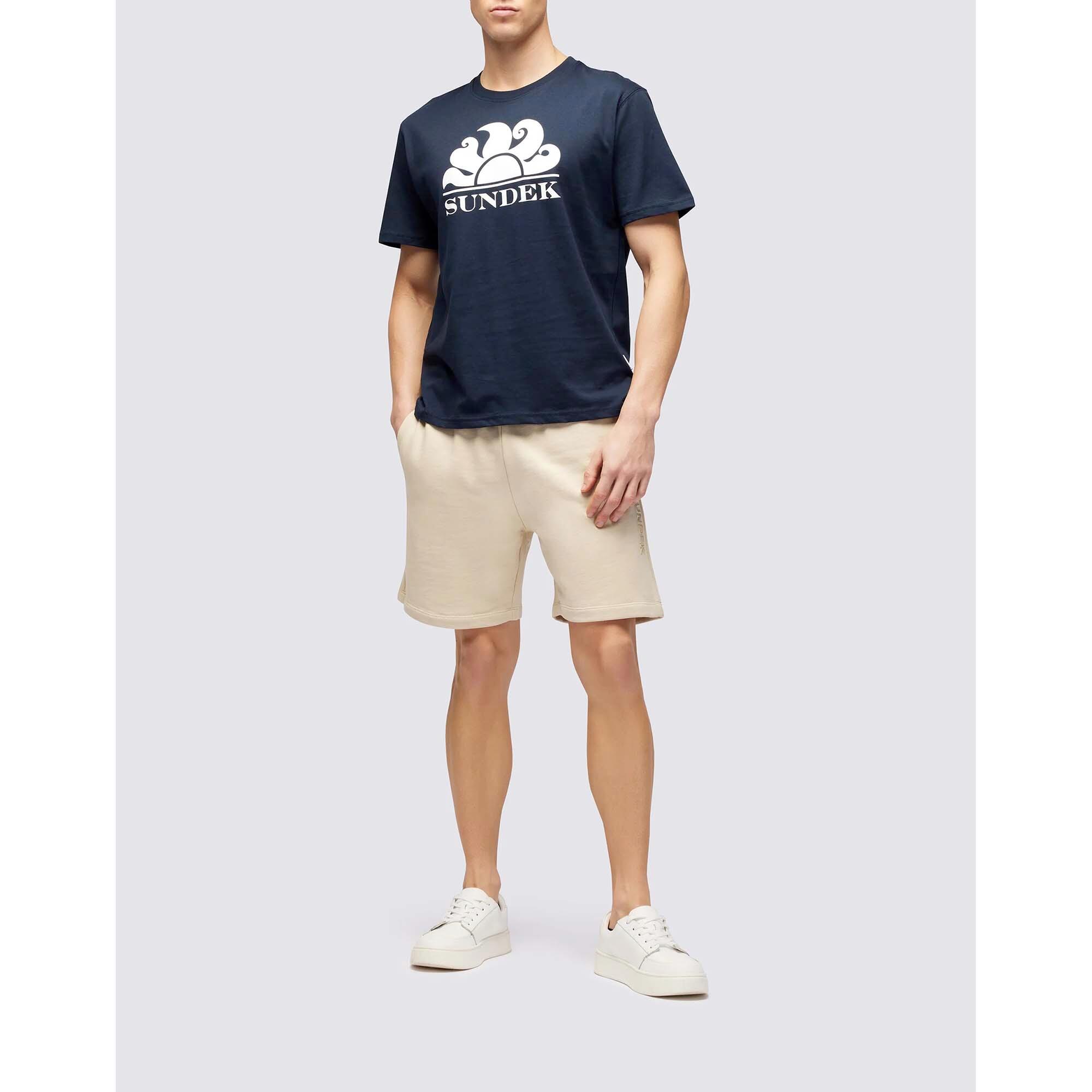 T-Shirt Sundek New Simeon Logo Adulto 3/4