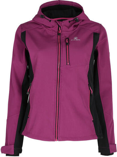 Damen Softshell Jacke Athl. DPT Maya Lila XL Wasserfest