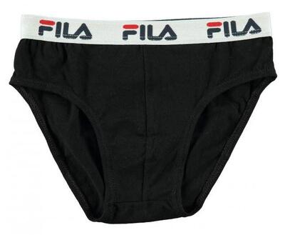 Fila Schwarze Jungen Slips 128-134 - Elastisch und Bequem