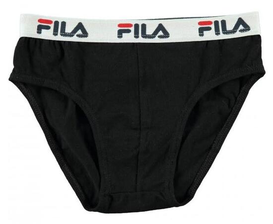 Fila Schwarze Jungen Slips 128-134 - Elastisch und Bequem