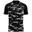 Tricou Sport Givova Pixel Alb și Negru pentru Bărbați - Performanță și Stil