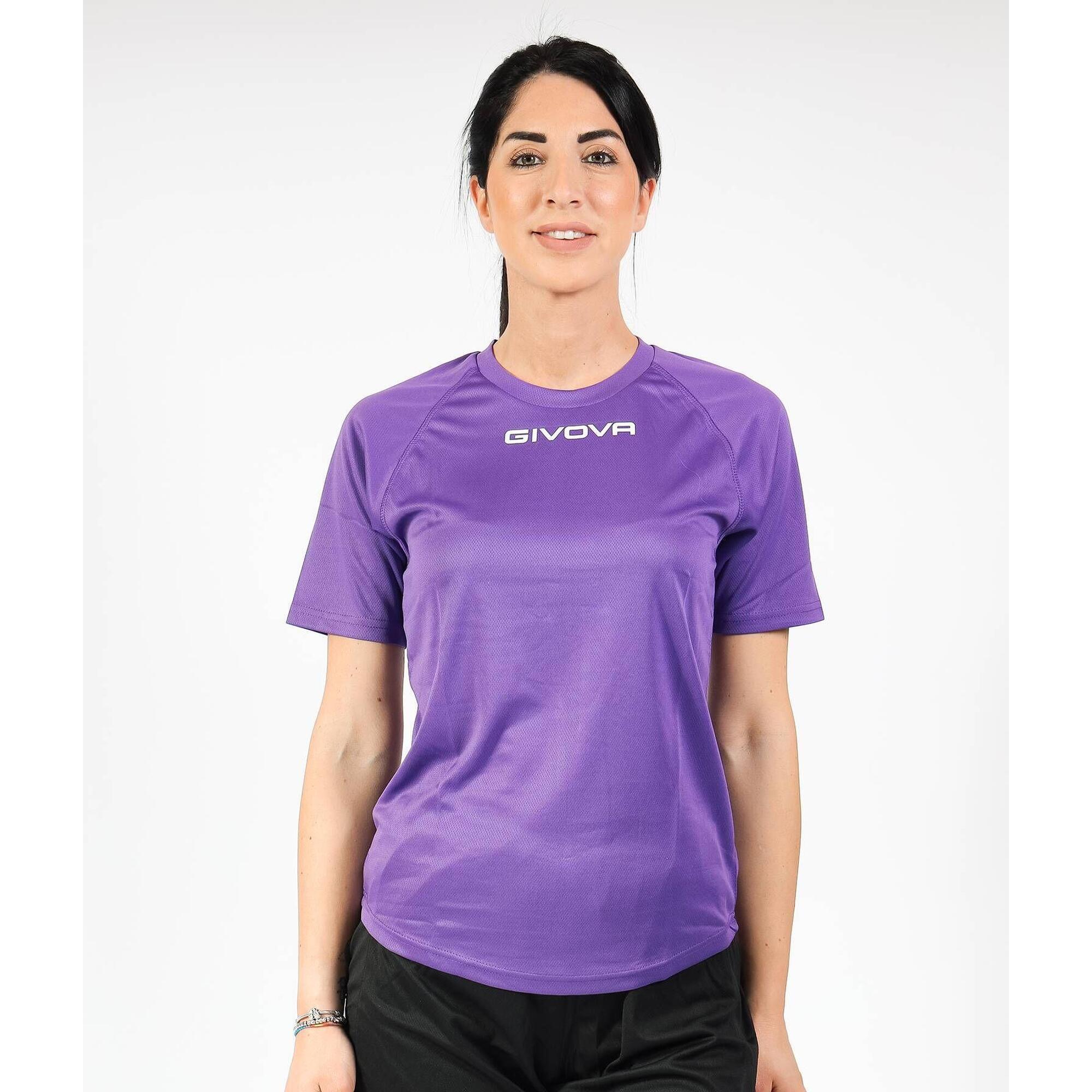 Givova - Maillot Enfant Givova One - Maillot Manches Courtes - Violet - 32 3xs - Decathlon