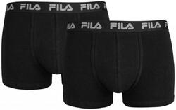 Shorts de Boxer pour Hommes Fila - Paquet de 2 Noir - Confort et Qualité