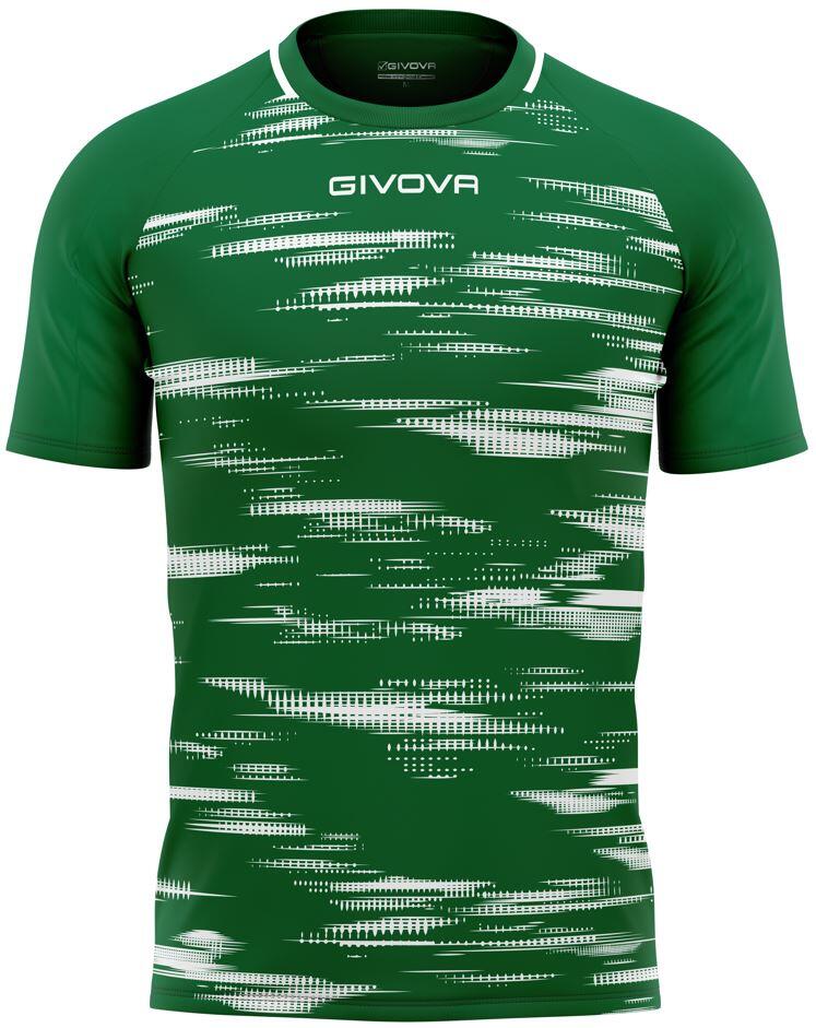 GIVOVA Givova Pixel Sport T-shirt 2XL Groen-Wit Unisex
