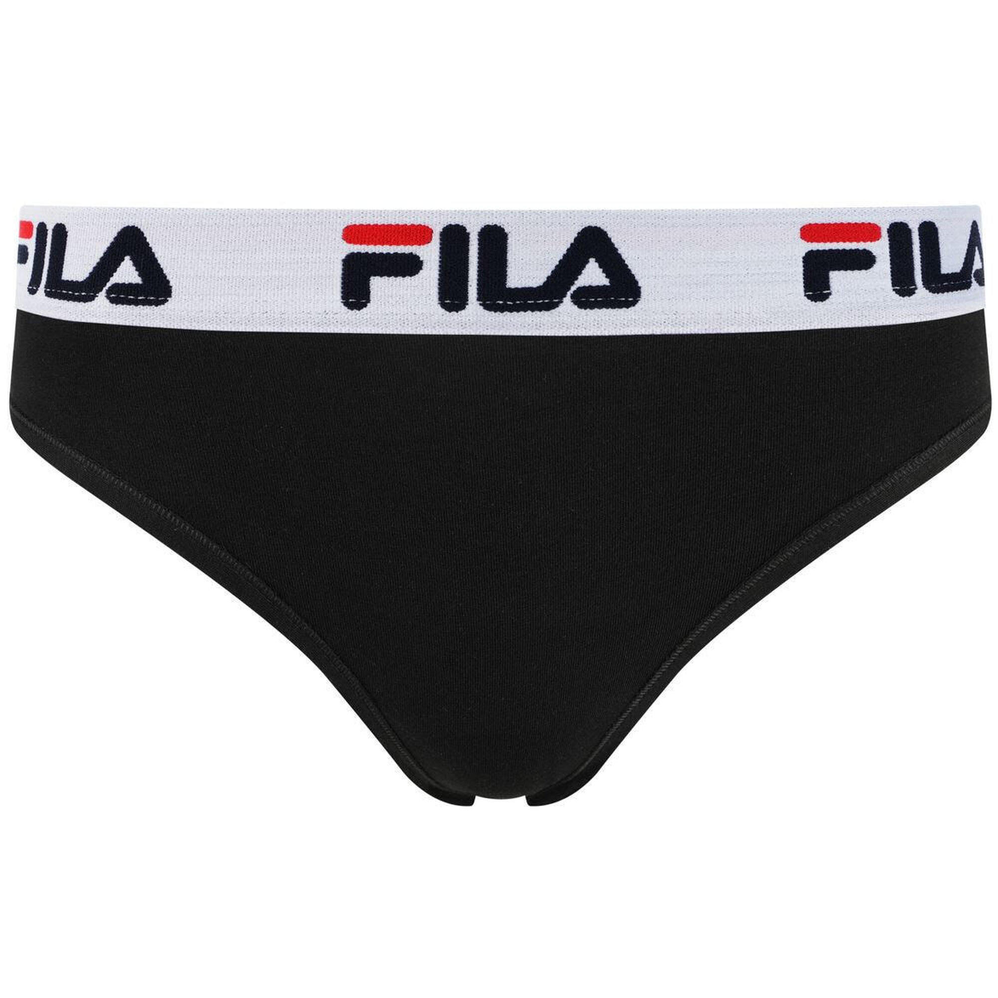 Czarna Koszulka Fila Stretch dla Kobiet - Rozmiar L