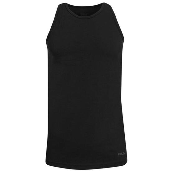 Męski Tank Top Fila Czarny M - Oddychający i Sportowy Materiał