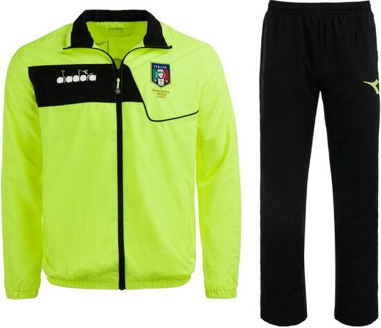 Diadora AIA Gelbes Sportanzug für Männer - Atmungsaktiv und Nachhaltig