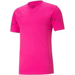 T-shirt Puma TeamFlash pour Homme - Fluo Rose 2XL - Sportif et Léger