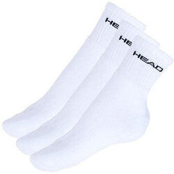 Chaussettes Blanches Unisexes Classiques 3-Pack Taille 43-46