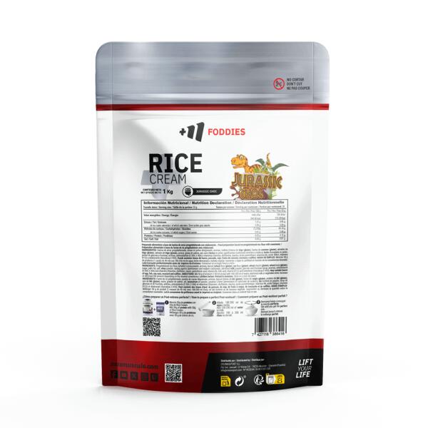 Rice Cream (Crema de Arroz Pregelatinizada) - 1Kg Jurassic Choc MASMUSCULO 2/6