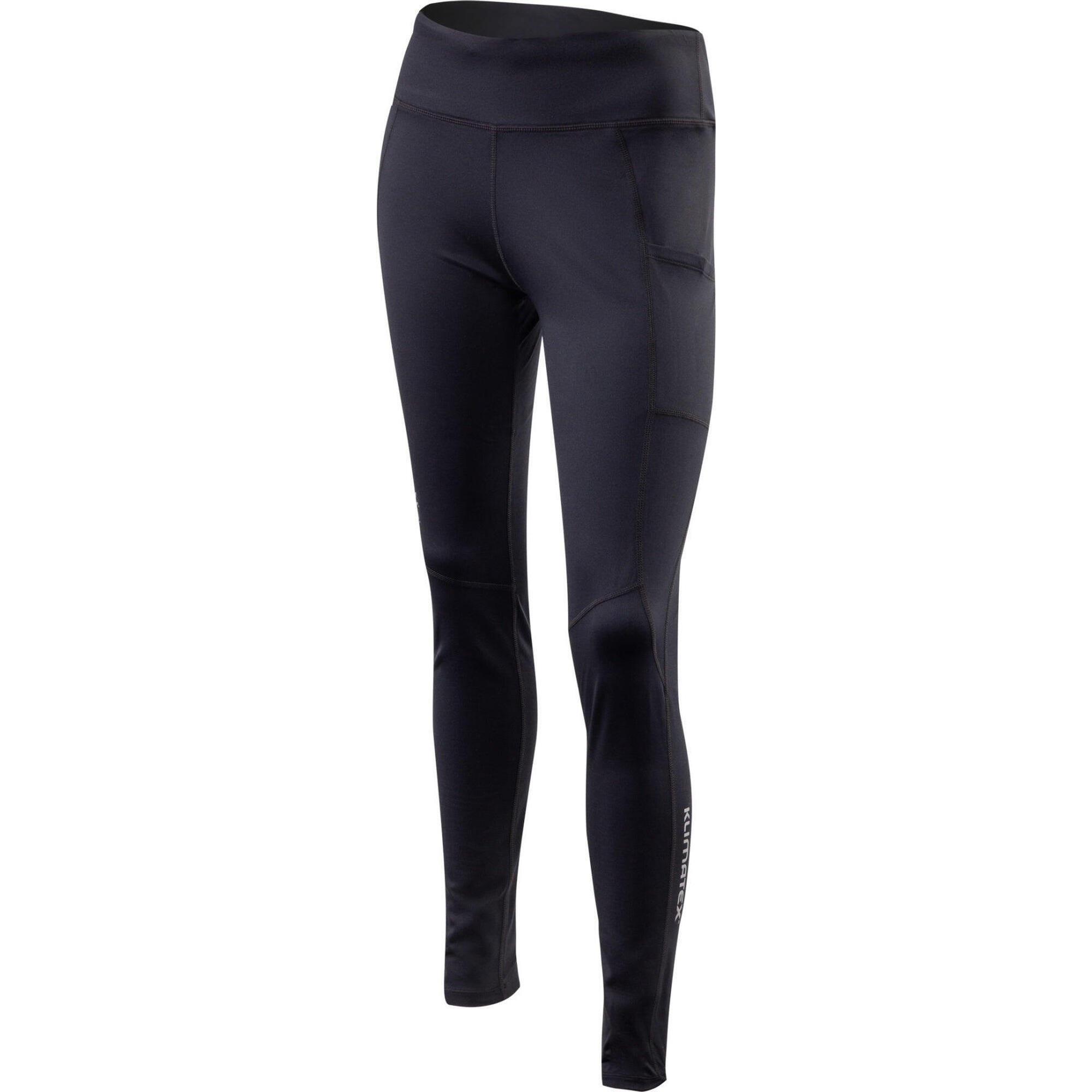 Damskie Legginsy Outdoor Klimatex Vilma Czarne Oddychające