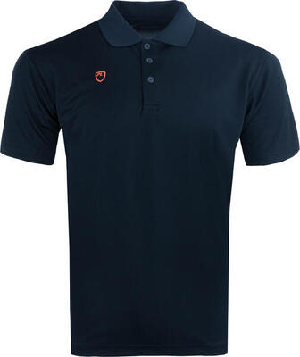 Heren polo shirt playerlayer navy - ademend en duurzaam