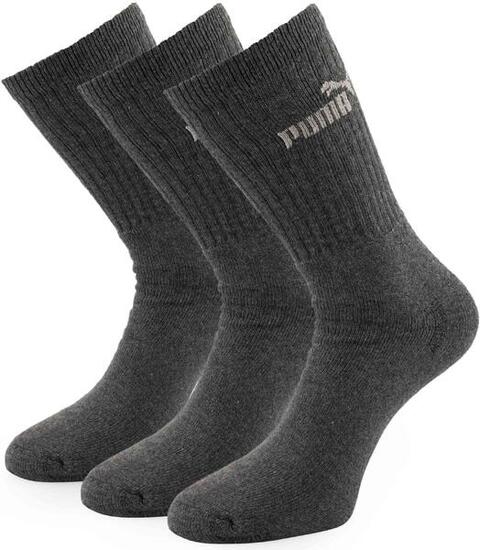 Calzini Puma Crew 3-Pack 39-42 in Cotone Traspirante Unisex