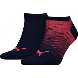 Chaussettes Puma Basses Noires/Rouges 39-42 - Confort Sportif