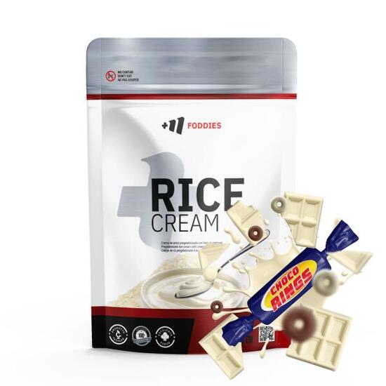Rice Cream (Crème de Riz) - 1kg Chocolat blanc avec Choco Rings de Masmusculo S