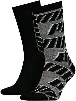 Puma -Socken schwarz 39-42 mit Logo - 2 Paaren